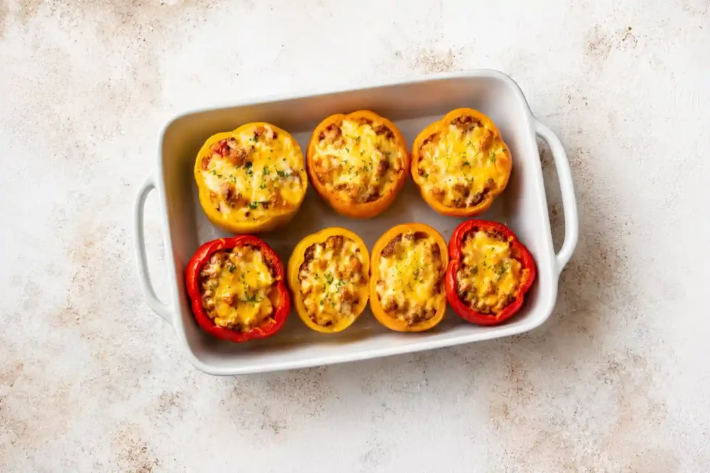 Ground Beef Stuffed Peppers